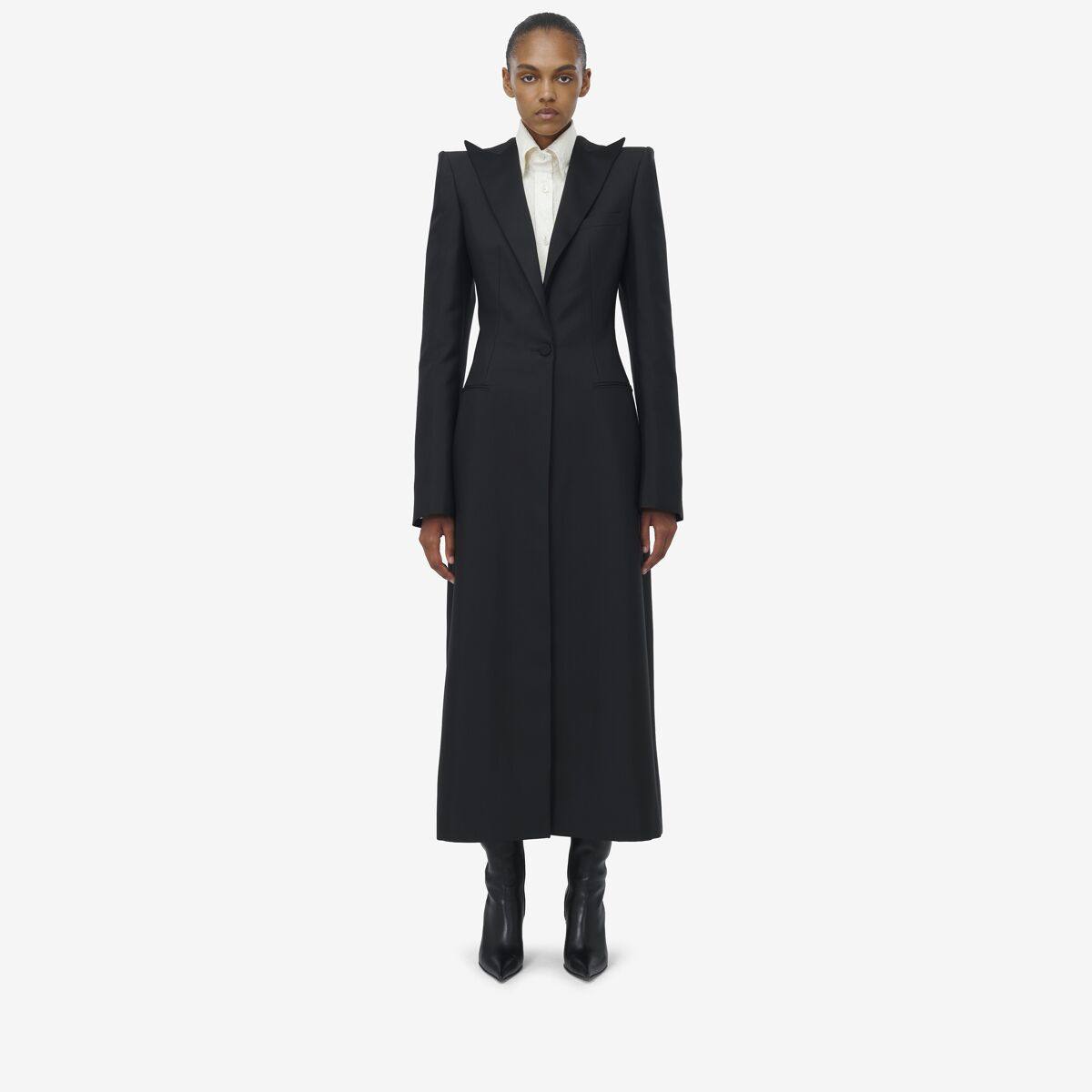 ALEXANDER MCQUEEN - Single-breasted Coat - Item 818195QJAET
